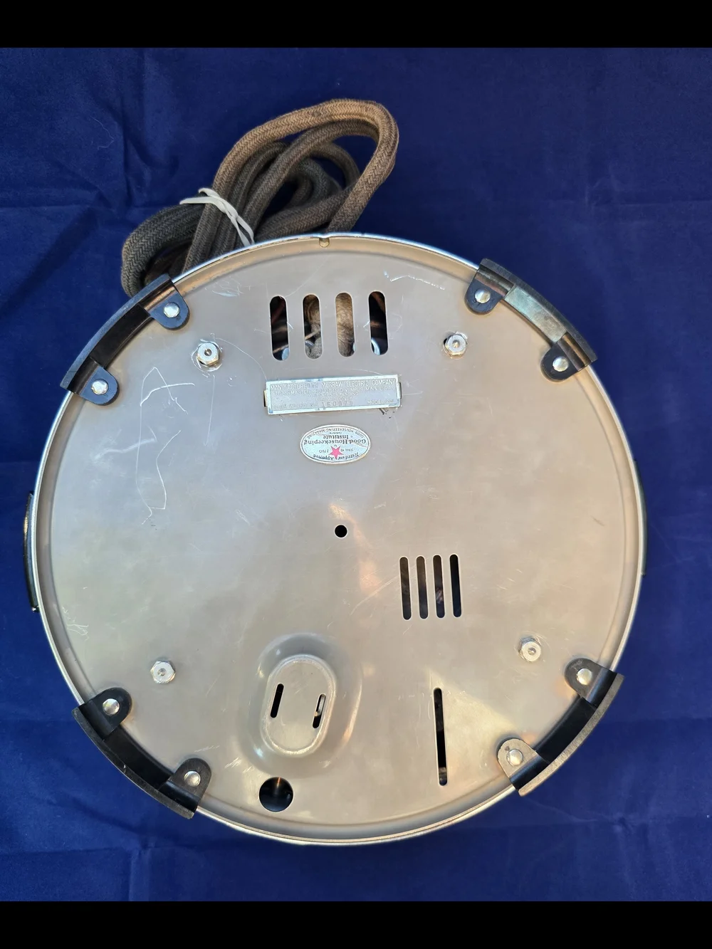 Chrome Portable Electric Warming Cooker - Silver